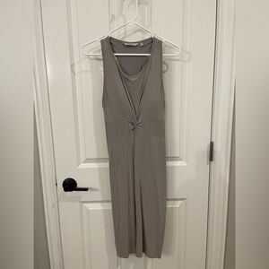 Athleta Grey Twist front Tank Dress